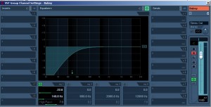 Cubase parametrický eq