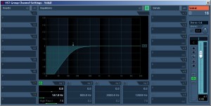 Cubase parametrickžý eq